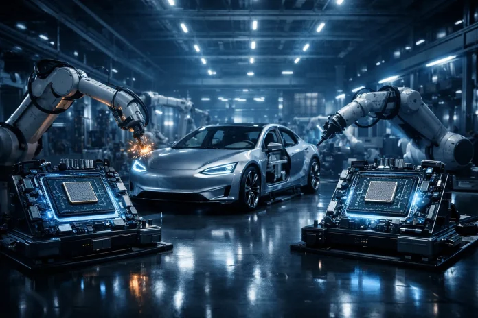 ΗΠΑ: Θεαματικό ράλι Tesla μετά την ολοκλήρωση του νέου chip AI5 Tesla chip AI5