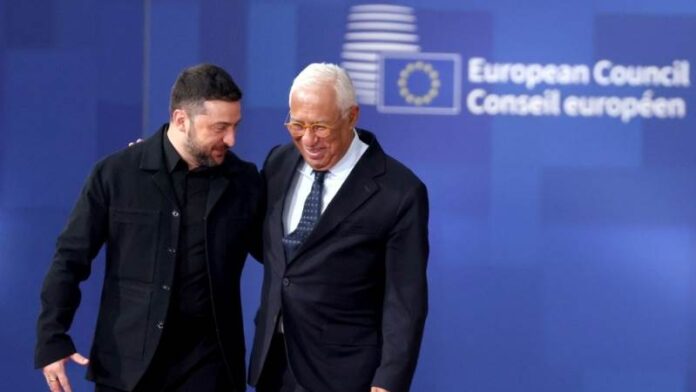 Ουκρανία «τεχνικά έτοιμη» για ένταξη στην ΕΕ, δηλώνει Ζελένσκι Ουκρανία OR Ukraine, Ζελένσκι OR Zelensky, Ευρωπαϊκή Ένωση OR European Union, Αντόνιο Κόστα OR Antonio Costa