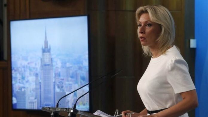 Μαρία Ζαχάροβα OR Maria Zakharova, Βλαντίμιρ Πούτιν OR Vladimir Putin, Ουκρανία OR Ukraine, ΗΠΑ OR USA