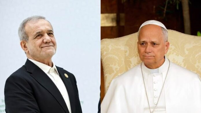 Πεζεσκιαν OR Pezeshkian Πάπας Λέων ΙΔ OR Pope Leo XIV Ιράν OR Iran Στενά του Ορμούζ OR Strait of Hormuz