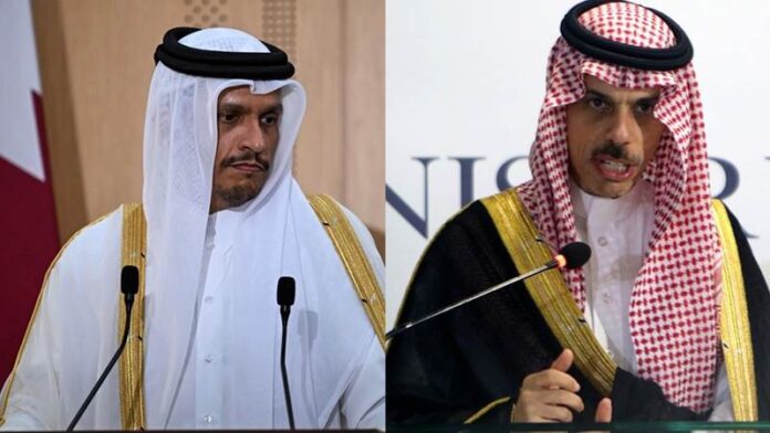Ιράν OR Iran, Κατάρ OR Qatar, Σαουδική Αραβία OR Saudi Arabia, Mohammed bin Abdulrahman, Faisal bin Farhan