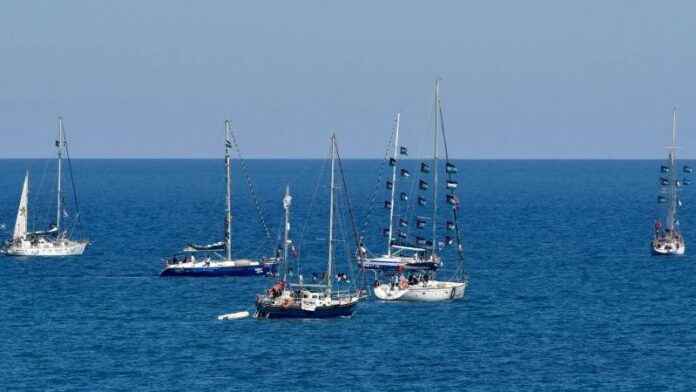 Δέκα χώρες καταγγέλλουν το ισραηλινό μπλόκο στη νηοπομπή για Γάζα Ισραήλ OR Israel, Γάζα OR Gaza, Global Sumud, Τουρκία OR Tourkia, Βραζιλία OR Brazil, Ισπανία OR Spain