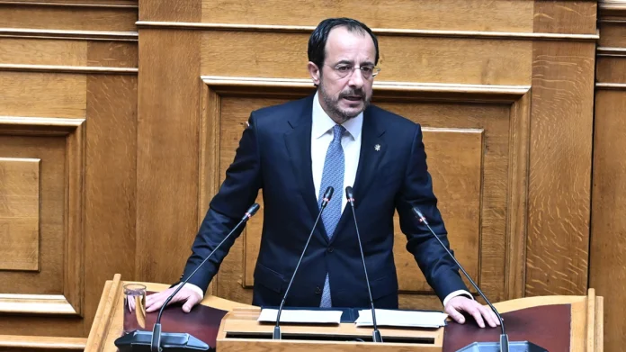 Ομιλία Χριστοδουλίδη στη Βουλή: μήνυμα ενότητας και αποτροπής διχοτόμησης Ομιλία Χριστοδουλίδη στη Βουλή: μήνυμα ενότητας και αποτροπής διχοτόμησης