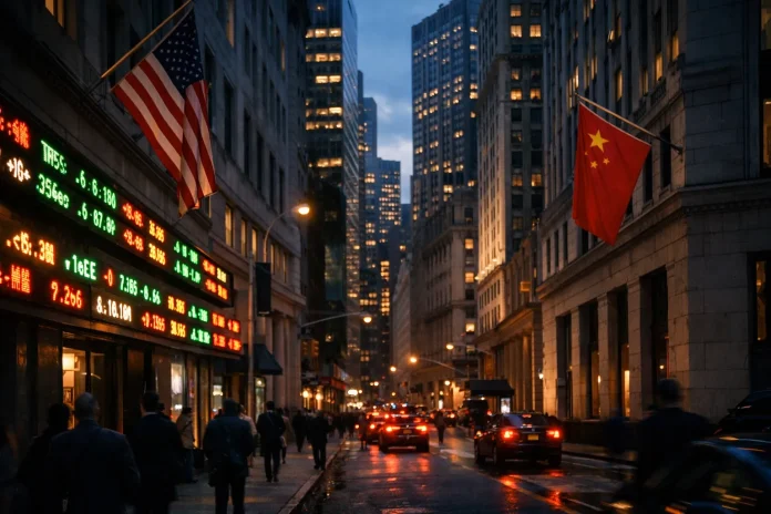 ΗΠΑ: Άνοδος στη Wall Street με φόντο την επίσκεψη Τραμπ στην Κίνα Άνοδος στη Wall Street