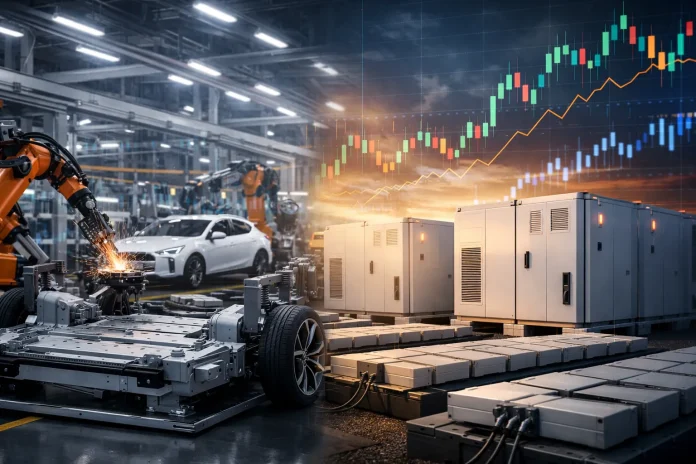 Ισχυρό ράλι στη Ford μετά τη στροφή στην αποθήκευση ενέργειας Ford αποθήκευση ενέργειας