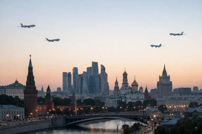 Ρωσία: Μαζική κατάρριψη ουκρανικών drones ενόψει της Παρέλασης Νίκης κατάρριψη ουκρανικών drones προς τη Μόσχα
