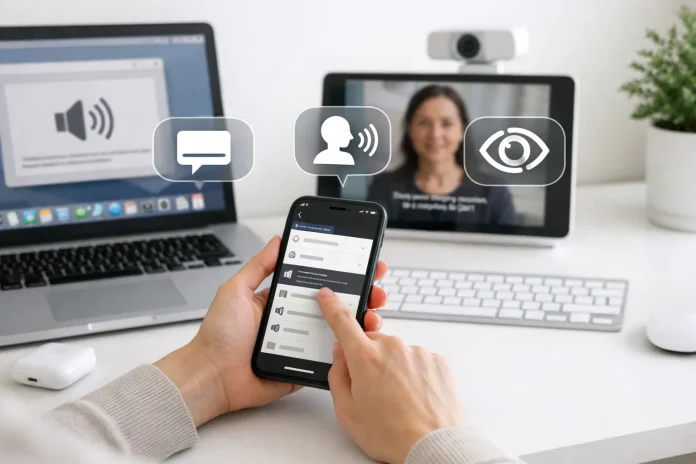 Apple ενισχύει την προσβασιμότητα με Apple Intelligence και Vision Pro Apple OR iPhone OR Vision Pro