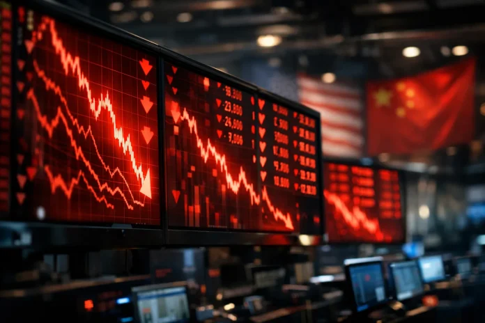 Πτώση στα futures της Wall Street μετά την αποχώρηση Τραμπ από Κίνα πτώση futures Wall Street