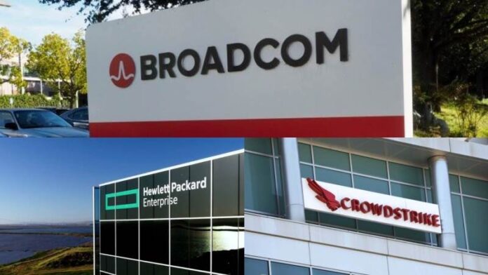 Broadcom OR Hewlett Packard Enterprise OR CrowdStrike OR Macy's