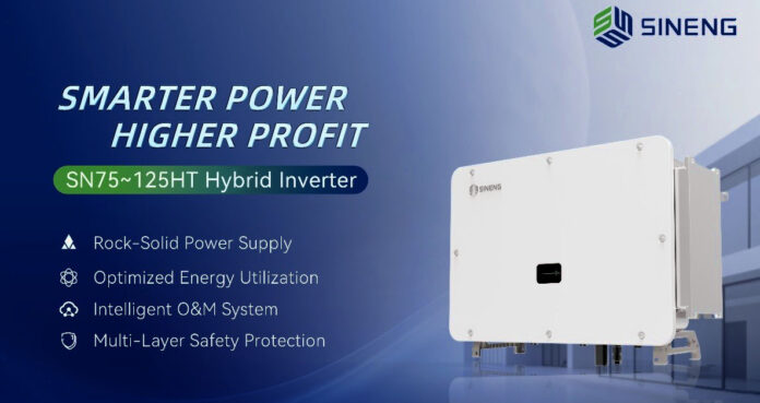 Sineng Electric, SN75-125HT, υβριδικός μετατροπέας, Sineng Electric inverter, υβριδικος μετατροπεας Sineng