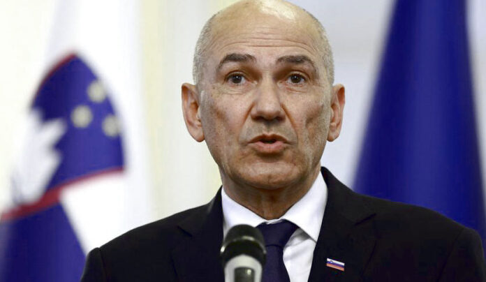 Ιάνεζ Γιάνσα OR Janez Jansa Σλοβενία