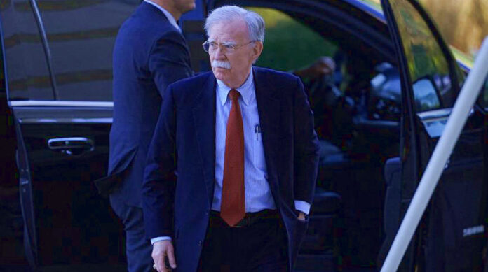 John Bolton OR Τζον Μπόλτον Donald Trump OR Ντόναλντ Τραμπ