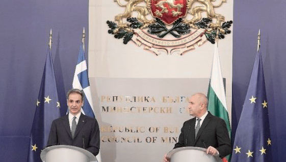 Κυριάκος Μητσοτάκης OR Kyriakos Mitsotakis Ρούμεν Ράντεφ OR Rumen Radev Ελλάδα Βουλγαρία