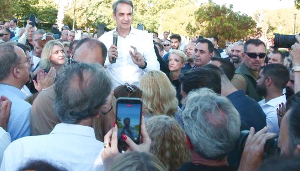 Μητσοτάκης δηλώνει προτεραιότητα τη στήριξη εισοδήματος στήριξη διαθέσιμου εισοδήματος