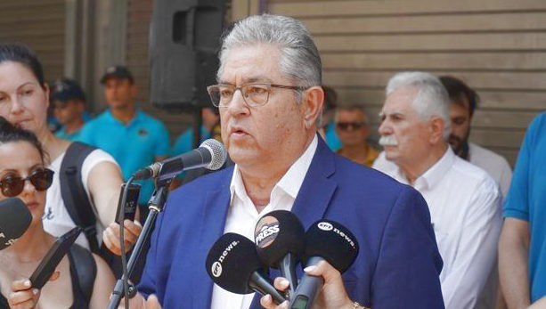 Δημήτρης Κουτσούμπας καταγγέλλει κοινωνική συμφωνία κυβέρνησης και ΓΣΕΕ Κουτσούμπας εργαζόμενοι