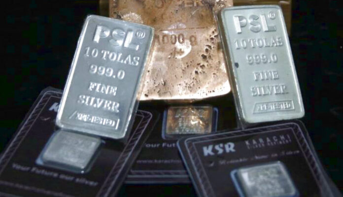 Άργυρος υποχωρεί άνω του 4% ενόψει κρίσιμων στοιχείων πληθωρισμού άργυρος OR argyros OR silver ΗΠΑ Κίνα πληθωρισμός