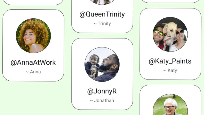 WhatsApp usernames