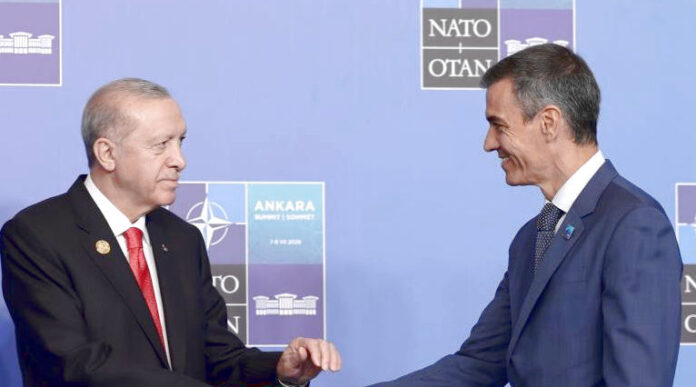 Τουρκία: Ερντογάν χαιρετίζει τη στάση της Ισπανίας για Παλαιστίνη στάση της Ισπανίας για Παλαιστίνη