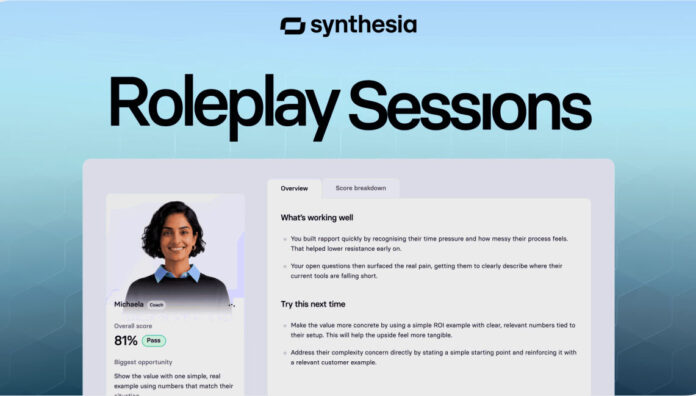 Βρετανική Synthesia μετατρέπει την εταιρική εκπαίδευση σε ζωντανό AI coaching εταιρική εκπαίδευση AI