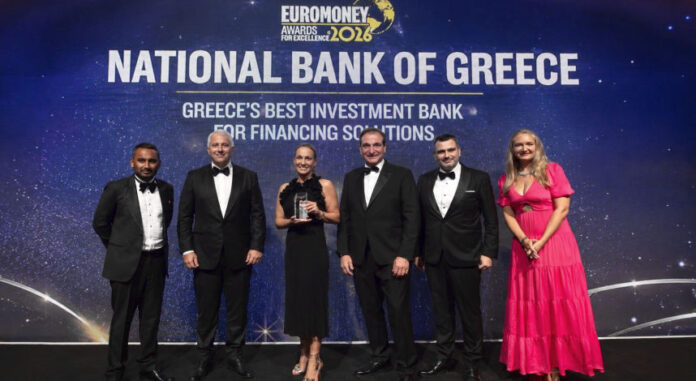 Εθνική Τράπεζα ανακηρύσσεται κορυφαία στην επενδυτική τραπεζική Εθνική Τράπεζα επενδυτική τραπεζική