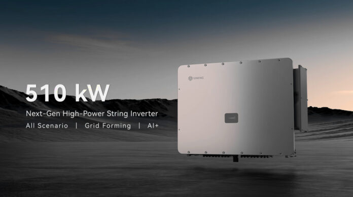 Sineng Electric παρουσιάζει string inverter 510 kW με τεχνητή νοημοσύνη string inverter 510 kW